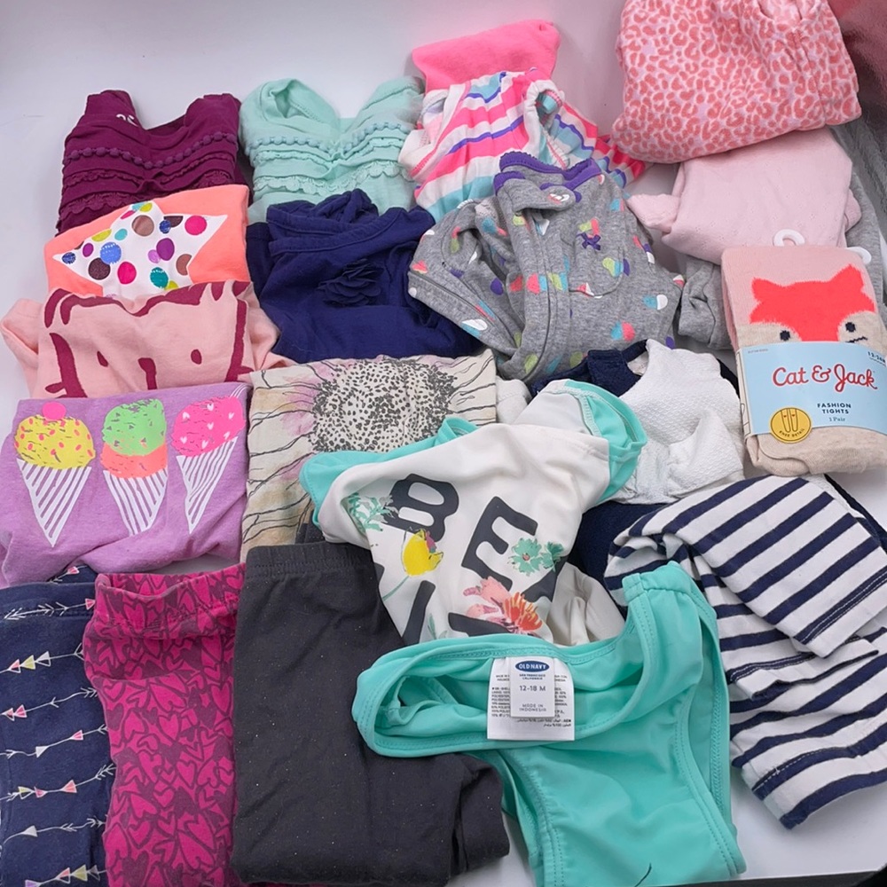 Girls 12 month, 19 piece bundle